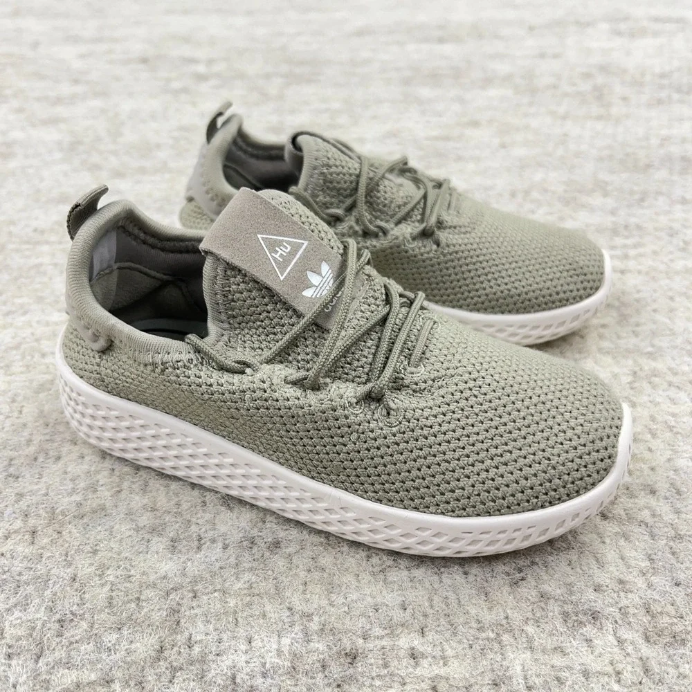 Adidas Originals HU Pharrell Williams Toddler US 8K Tan Beige Sneakers‎ Shoes